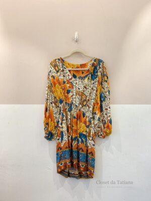 Vestido Curto Estampado Farm | Tam: G