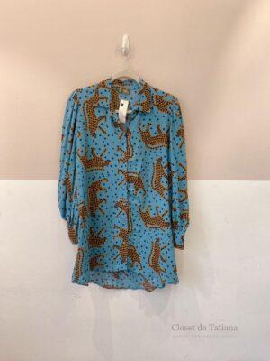 Camisa Azul Tigres Farm | Tam: P