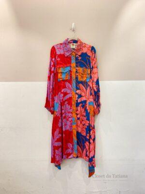 Vestido Chemise Estampada Farm Rio | Tam: M