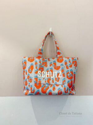 Bolsa Tecido Azul Oncinha Schutz