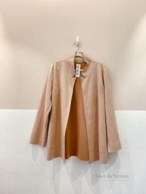 Sobretudo Suede Bege Zara | Tam: G