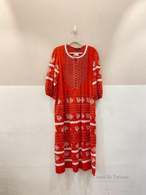 Vestido Midi Vermelho Nammos | Tam: M