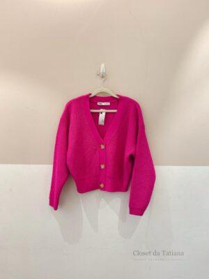 Cardigan Pink Tricot Zara | Tam: M