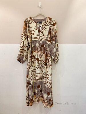 Vestido Estampado Flores Zara | Tam: M