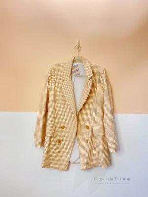 Blazer Vichy Amarelo Oh Lala | Tam: G