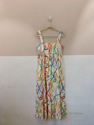 Vestido Midi Branco Fernanda Di Biase | Tam: M