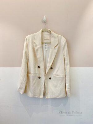 Blazer Bege Botões Ida | Tam: 42