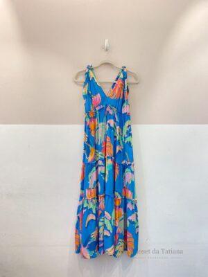 Vestido Midi Estampado Farm | Tam: G