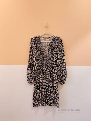 Vestido Onça P&B Animale | Tam: M