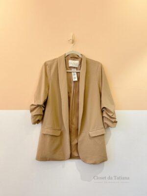 Blazer Bege Manga Franzida Dzarm | Tam: P