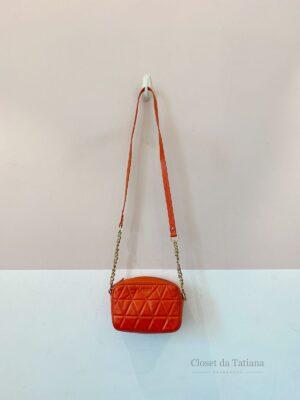 Bolsa Tiracolo Matelassê Laranja Schutz