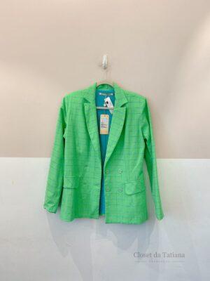 Blazer Xadrez Verde Maria Filó | Tam: P