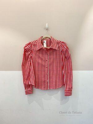 Camisa Xadrez Vermelha Carol Bassi | Tam: M