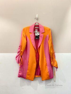 Blazer Acetinado Bicolor All’S | Tam: PP