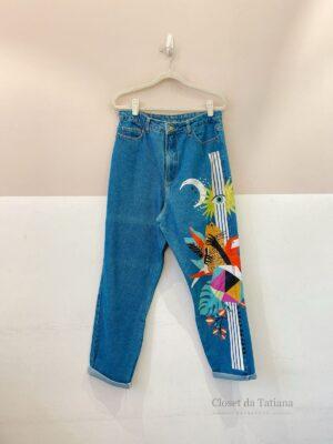 Mom Jeans Pintada Farm | Tam: 42