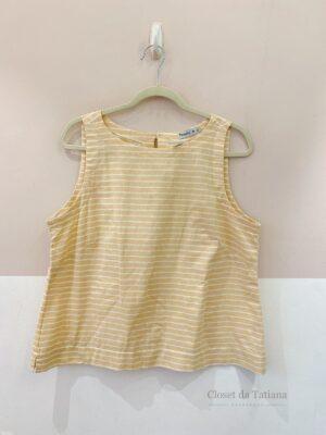Blusa Listrada Amarela Peepou | Tam: G