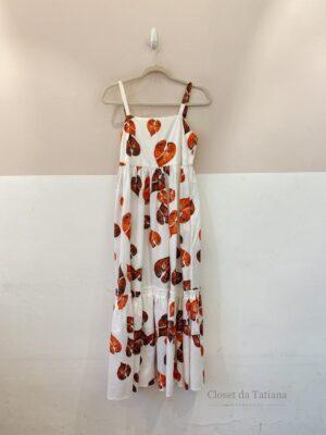 Vestido Midi Branco Anturios Andrea Marques | Tam: 38