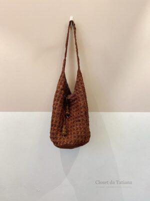 Bolsa Palha Marrom Nannacay