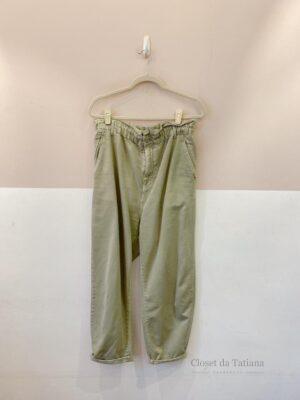 Mom Jeans Verde Zara 42/44