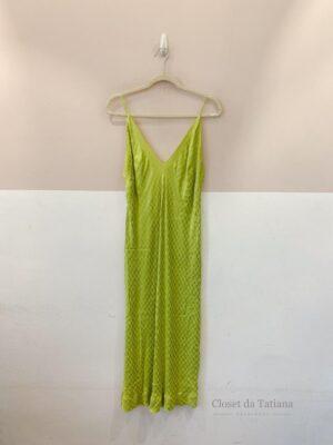 Vestido Midi Lima Flora Nv | Tam: P