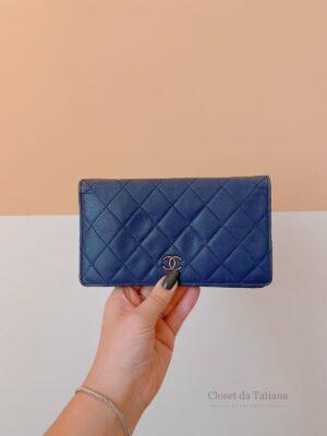Carteira Azul Chanel
