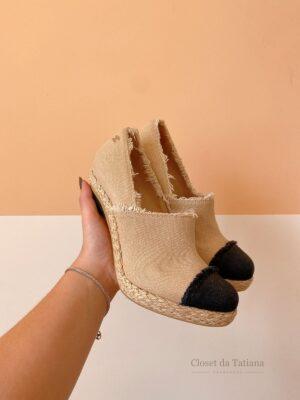 Espadrilhe Salto Chanel | Tam: 38