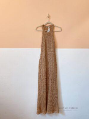 Vestido Tricot Dourado Dress To | Tam: P