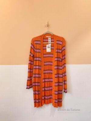 Cardigan Tricot Laranja Nv | Tam: G