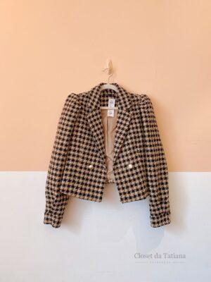 Blazer Xadrez Tweed Renner | Tam: 38