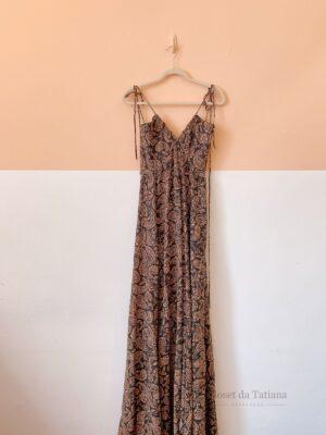 Vestido Estampa Marrom Dress To | Tam: M