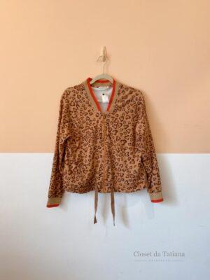Jaqueta Marrom Onça Detalhe Dress To | Tam: PP