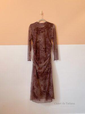 Vestido Tule Marrom Renner | Tam: GG