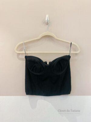 Corset Tricot Preto Eugenia Sanson | Tam: 38