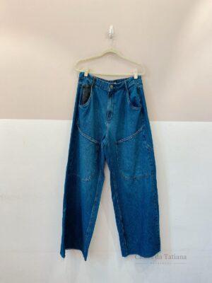 Pantalona Cargo Jeans Dress To | Tam: 42