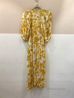 Vestido Midi Estampa Amarela Andrea Marques | Tam: 36
