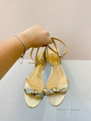 Sandália Dourada Alexandre Birman | Tam: 36