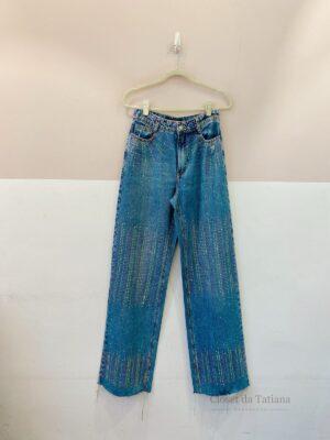 Calça Jeans Brilhos Coloridos 2 Dnm | Tam: 38
