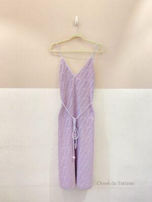 Vestido Lilás Tecido