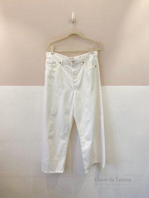 Calça Sarja Branca Zara | Tam: 44