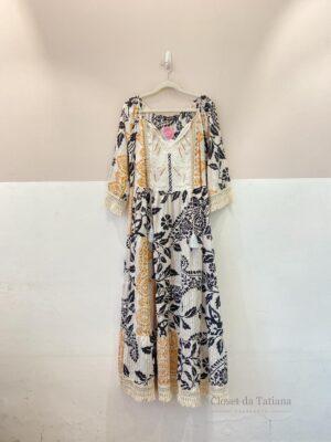 Vestido Longo Estampado Nammos | Tam: M