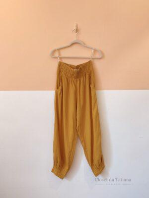 Calça Mostarda Âme | Tam: P