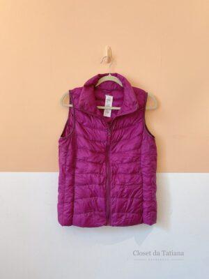 Colete Roxo Puffer Uniqlo | Tam: M
