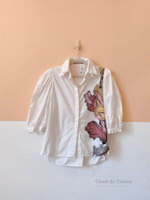 Camisa Off Flor Maria Filó | Tam: P