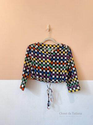 Blusa Xadrez Colorida Farm | Tam: P