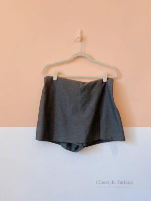 Short Saia Cinza Zara | Tam: G