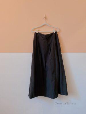 Saia Midi Preta Dress To | Tam: G