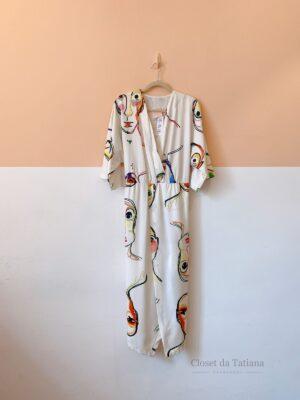 Vestido Off Estampado Wymann | Tam: P
