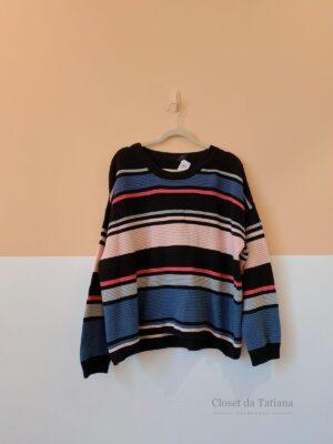 Tricot Preto Cores H&M | Tam: G