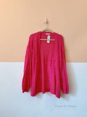 Cardigan Tricot Rosa Nv | Tam: G