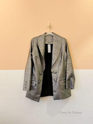 Blazer Brilhoso Prateado Nxt Lvl | Tam: 36